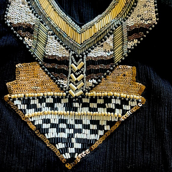 Love Sam Beaded Neckline Midi Dress Size XS NWT - Picture 3 of 7